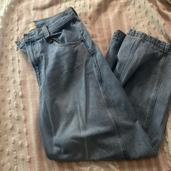 GAP beis Women's Light Blue barrel jeans - Picture 3 of 5